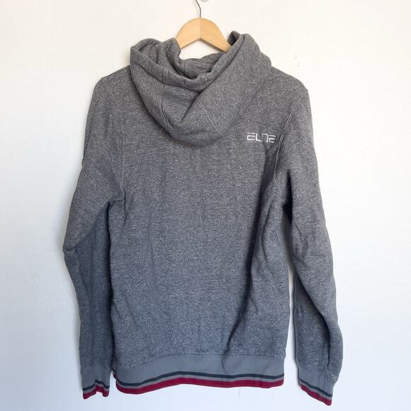 Stanford Nike Hoodie Mens Small Elite Grey Thick Embroidered Sweatshirt - Picture 7 of 8